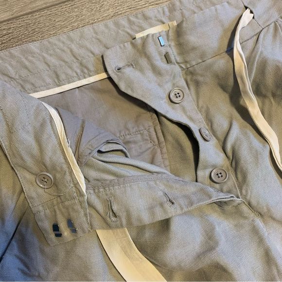 Wilfred Allant Pant Cropped linen pant soft grey size US 6 Aritzia - Picture 6 of 13